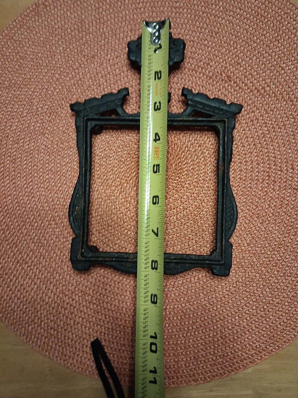 Vintage Cast Iron Footed Trivets Lot of 3